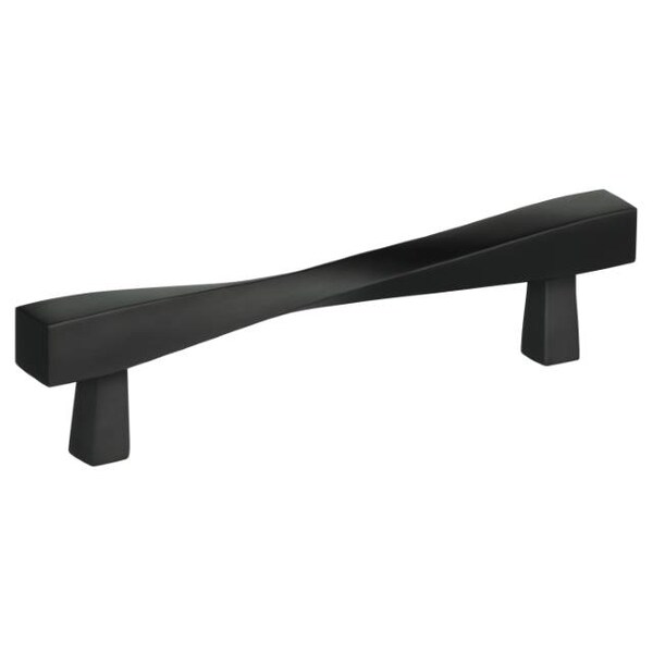Omnia Center to Center Modern Twisted Cabinet Pull Oil Rubbed Bronze 4-5/8" - 9009/118.10B