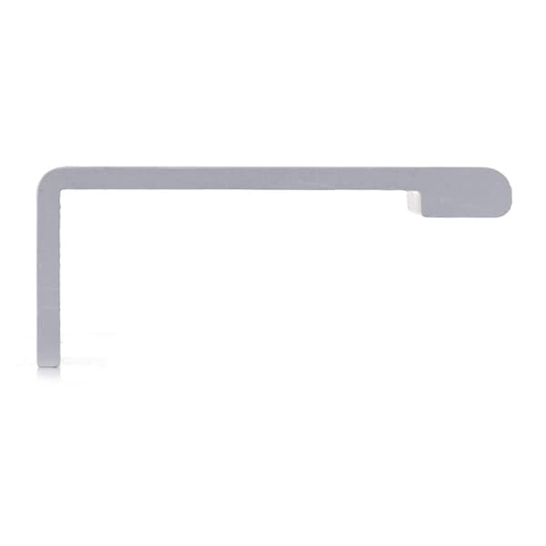 Richelieu 1-5/16 in. (33 mm) Center-to-Center Aluminum Contemporary Edge Pull - BP98983310