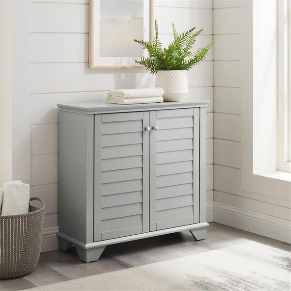 Lydia 30.38 x 31 x 11.88 in. Storage Cabinet, Gray - CF7030-GY