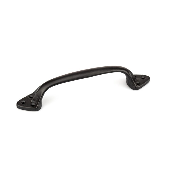 Richelieu 8 1/16 in (205 mm) Center-to-Center Matte Black Traditional Forged Iron Cabinet Pull Sheffield - BP9465205900