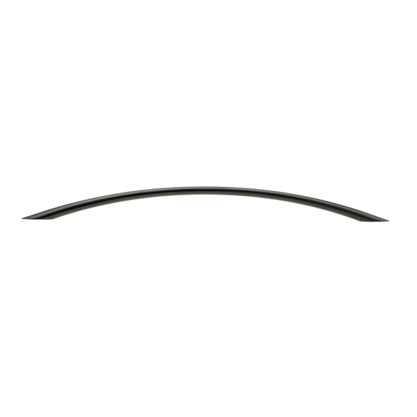 Richelieu 12 in (305 mm) Center-to-Center Matte Black Contemporary Drawer Pull - BP85820304900