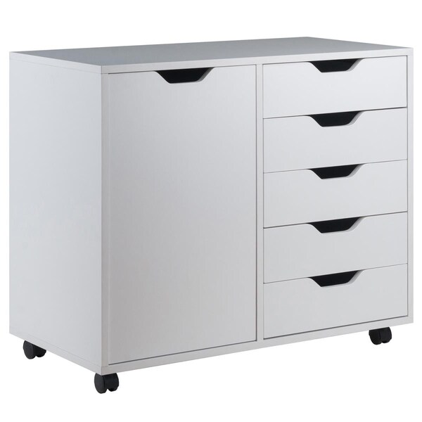 Juki Furniture Halifax Wide Cabinet, White - 26.3 x 30.71 x 15.9 in. - JU3266233