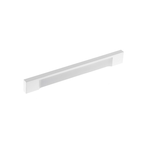Richelieu 6 5/16 in (160 mm) Center-to-Center White Contemporary Drawer Pull - BP1310116030