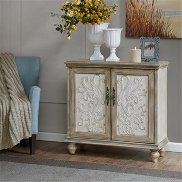 Madison Park Driscoll 2-Door Cabinet - Natural - MP130-0156