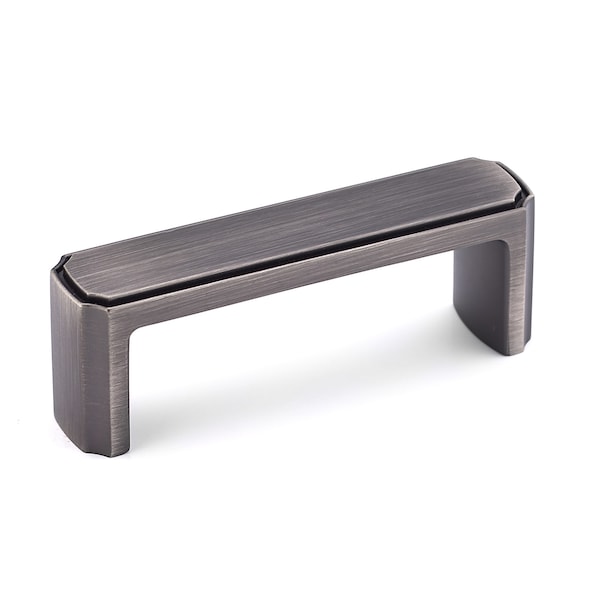 Richelieu 3 in. (76 mm) Center-to-Center Antique Nickel Transitional Drawer Pull - BP77076143
