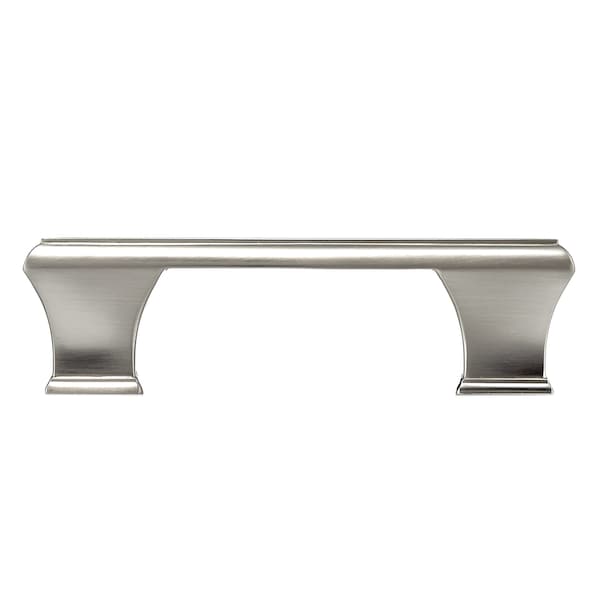 Richelieu 3 3/4 in (96 mm) Center-to-Center Brushed Nickel Traditional Drawer Pull - BP77596195