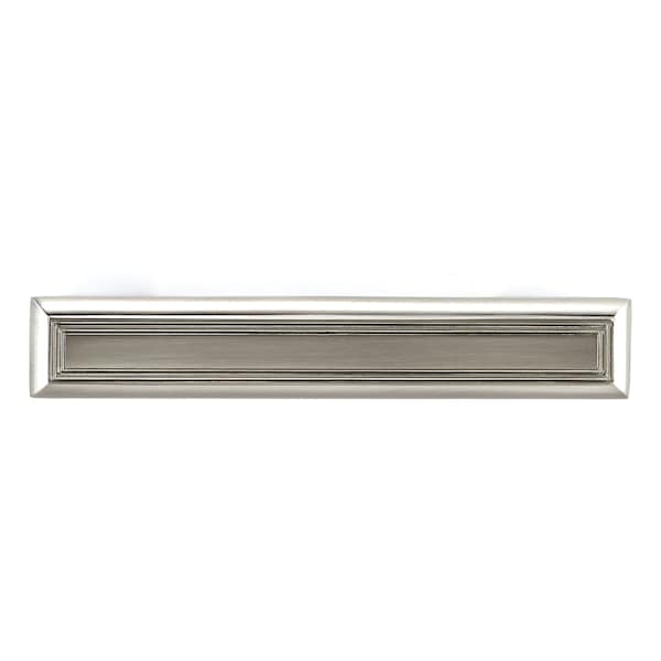 Richelieu 3 3/4 in (96 mm) Center-to-Center Brushed Nickel Traditional Drawer Pull - BP77596195