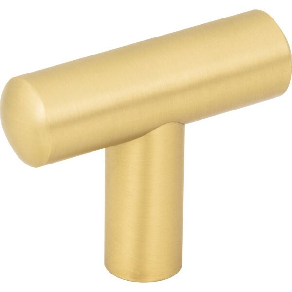 Jeffrey Alexander 1-7/8" Overall Length Brushed Gold Key West Cabinet Bar Pull - 48BG