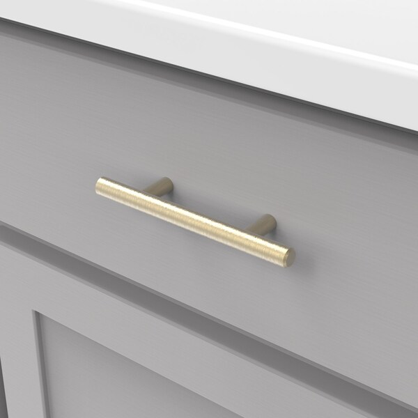 Hickory Hardware Bar Pulls Collection Pull 3 Inch Center to Center Champagne Bronze Finish - HH075593-CBZ