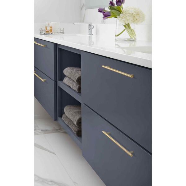 Amerock Bar Pulls 12-5/8 in 320 mm Center-to-Center Champagne Bronze Cabinet Pull - BP19014CZ