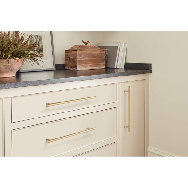 Amerock Bar Pulls 12-5/8 in 320 mm Center-to-Center Champagne Bronze Cabinet Pull - BP19014CZ