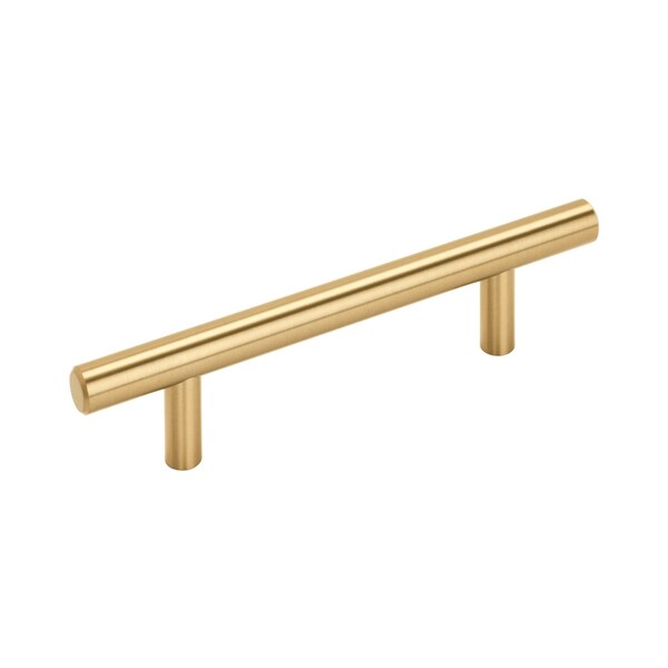 Amerock Bar Pulls 3-3/4 in 96 mm Center-to-Center Champagne Bronze Cabinet Pull - BP40516CZ
