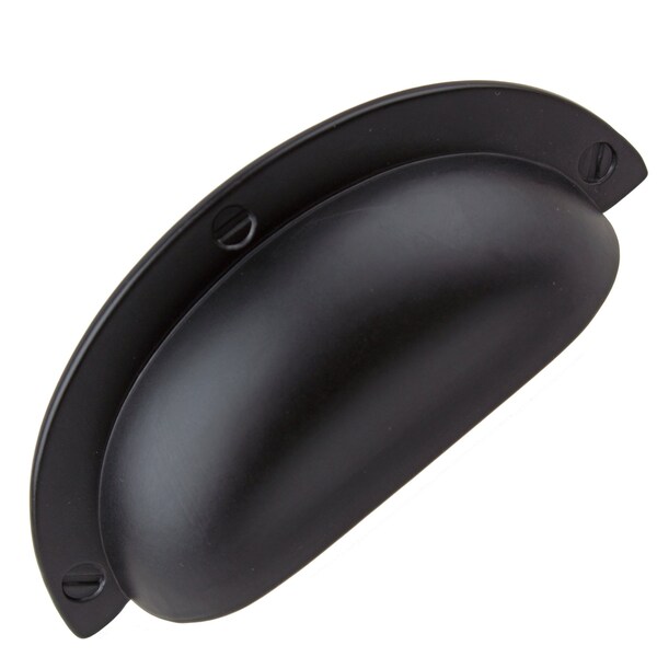Gliderite Hardware 2-1/2 in. Center to Center Matte Black Bin Pull - 4158-MB, 5PK - 4158-MB-5