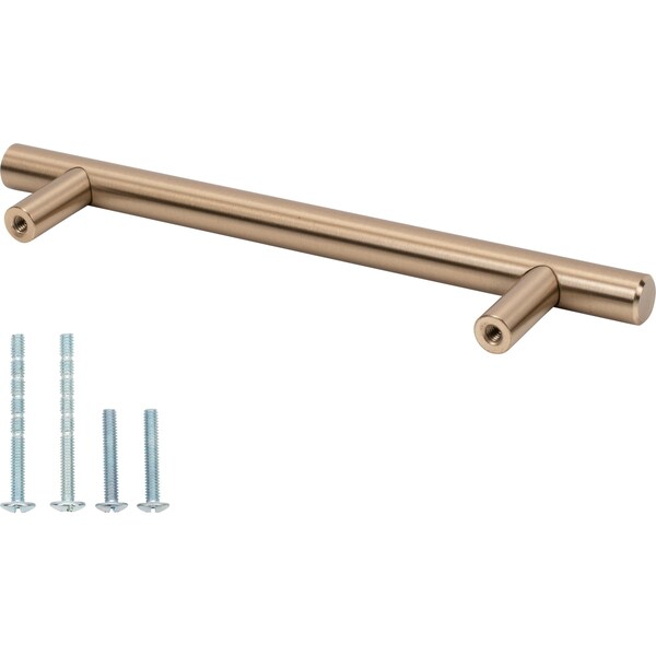 Designperfect 5-1/16'' Center-to-Center Cabinet Bar Pull, Champagne Bronze/Gold, 25PK - DPA25T204CBZ