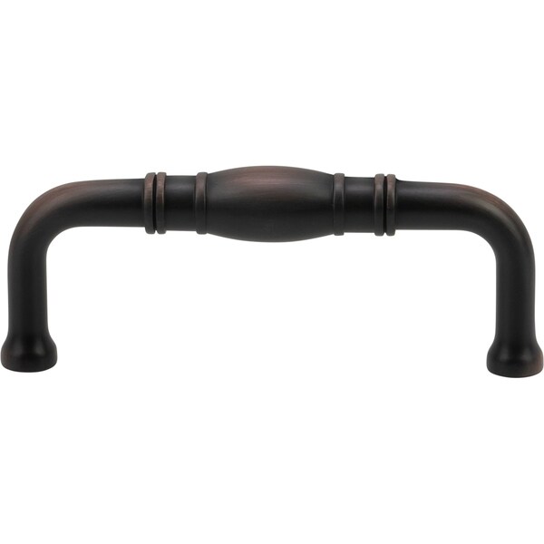 Designperfect 3'' Center-to-Center Handle Pull, Brushed Oil Rubbed Bronze - DPA-R572ORB