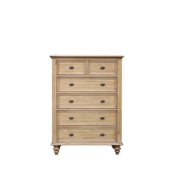 Sunset Trading Vintage Casual Bedroom Chest Plantation Maple - CF-1241-0252
