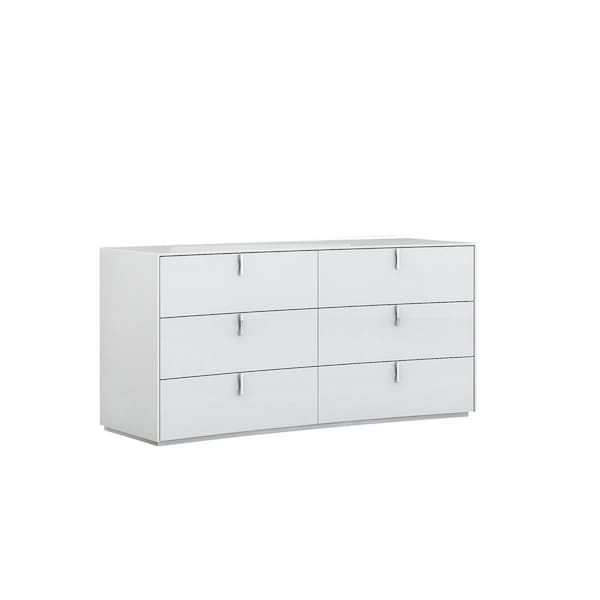 Gfancy Fixtures White Dresser - 62 x 19 x 30 in. - GF3665285