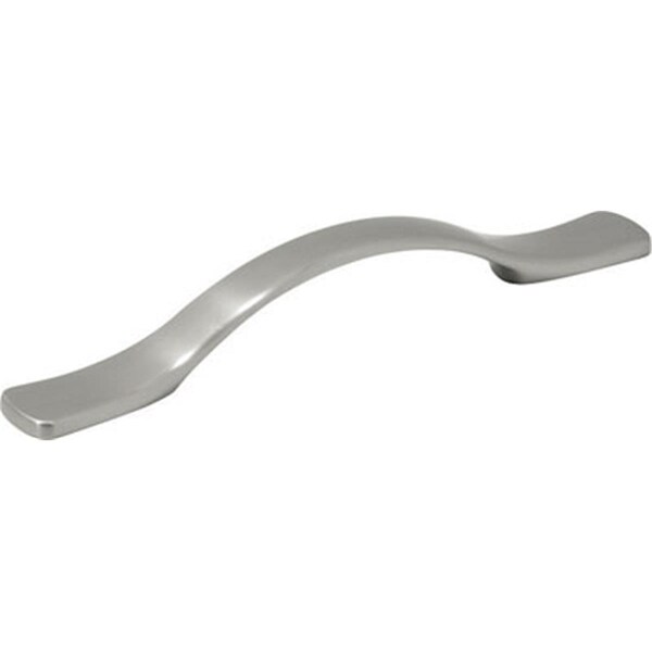 Hd Euro-Contemporary 4 in. Bow Pull- Satin Nickel - BWP2164 SN