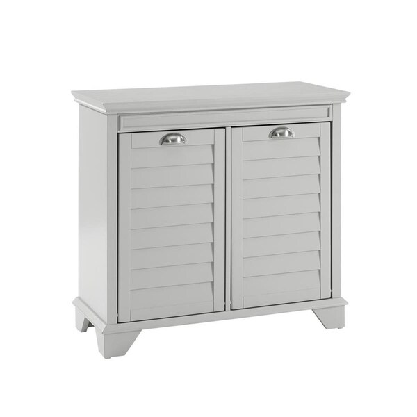 Crosley Furniture Lydia Linen Hamper - Gray - CF7003-GY