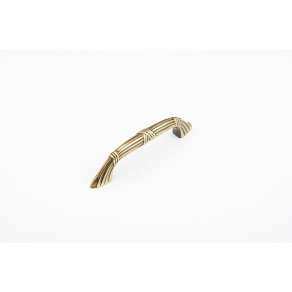 Schaub 3-1/2in Center to Center Versailles Cabinet Pull Antique Light Polish Finish - 754-ALP