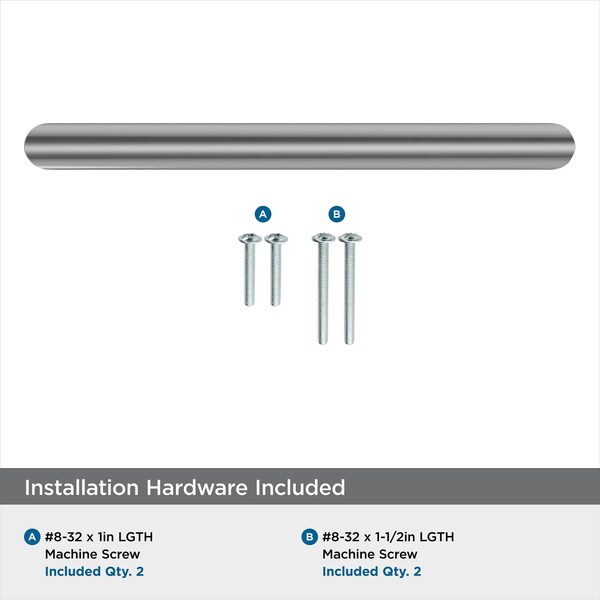 Amerock Revolve 5-1/16 in 128 mm Center-to-Center Polished Chrome Cabinet Pull - BP3685326