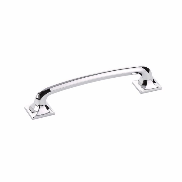 Schaub 5in Center to Center Northport Square Cabinet Pull Polished Chrome Finish - 216-26