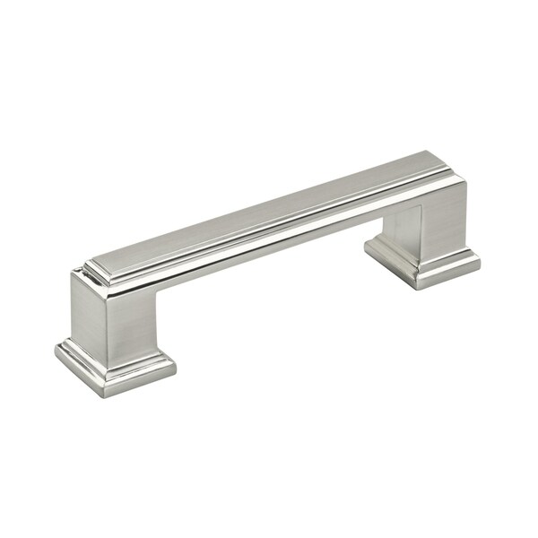 Amerock Appoint 3 in 76 mm Center-to-Center Satin Nickel Cabinet Pull - BP36764G10