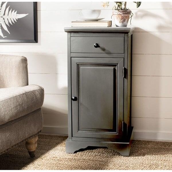 Safavieh Jett Cabinet- Grey - 31.5 X 13.75 X 16 In. - AMH5722A