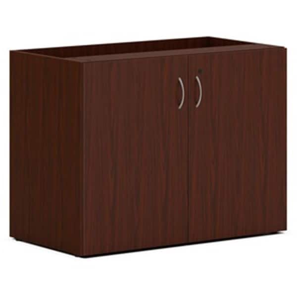 Seatsolutions 36 in. Storage Cabinet, Mahogany - SE2490609