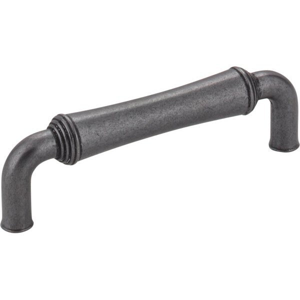 Jeffrey Alexander 96 mm Center-to-Center Gun Metal Barrel Bremen 2 Cabinet Pull - 537DACM