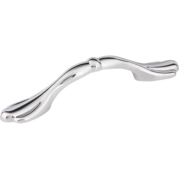 Elements By Hardware Resources 3" Center-to-Center Polished Chrome Arcadia Cabinet Pull - 516PC