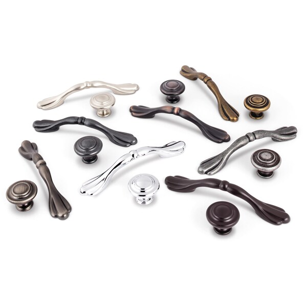 Elements By Hardware Resources 3" Center-to-Center Polished Chrome Arcadia Cabinet Pull - 516PC