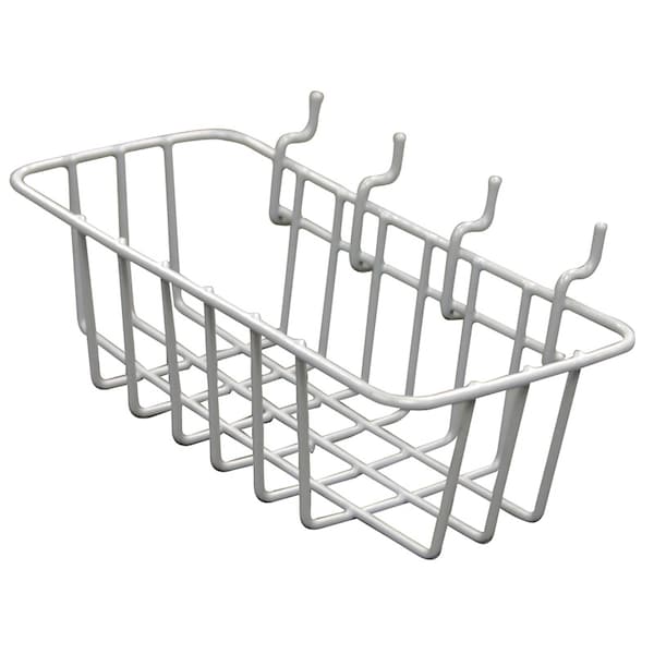 Crawford Crawford Gray Steel 4.1 in. Peggable Wire Basket 1 pk - WB85