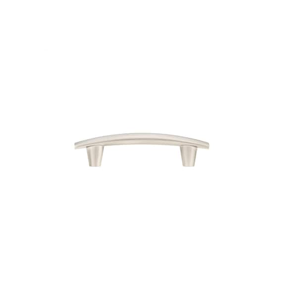 Richelieu 3 3/4 in (96 mm) Center-to-Center Brushed Nickel Contemporary Drawer Pull - BP232396195