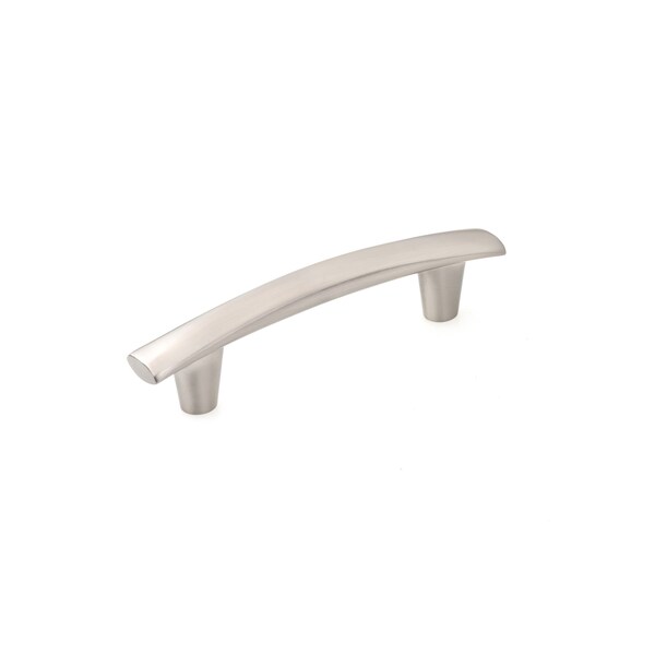 Richelieu 3 3/4 in (96 mm) Center-to-Center Brushed Nickel Contemporary Drawer Pull - BP232396195