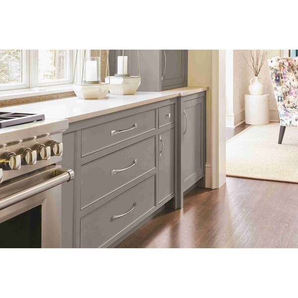 Amerock Uprise 3-3/4 in 96 mm Center-to-Center Polished Chrome Cabinet Pull - BP3691726