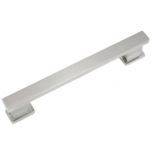 Mng 128mm Pull, Park Avenue, Satin Nickel - 17728