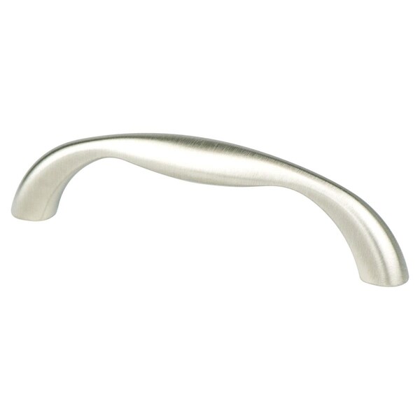 Berenson 96 x 113 mm CC Valencia Pull with Brushed Nickel - 7016-1BPN-P