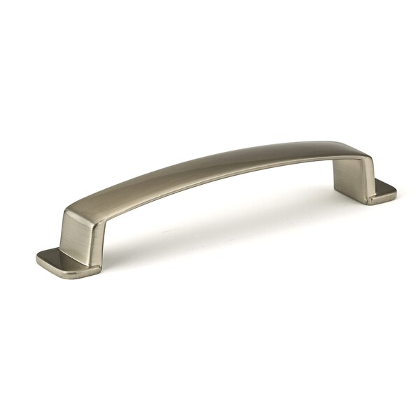 Richelieu 5 1/16 in (128 mm) Center-to-Center Brushed Nickel Traditional Drawer Pull - BP7009128195