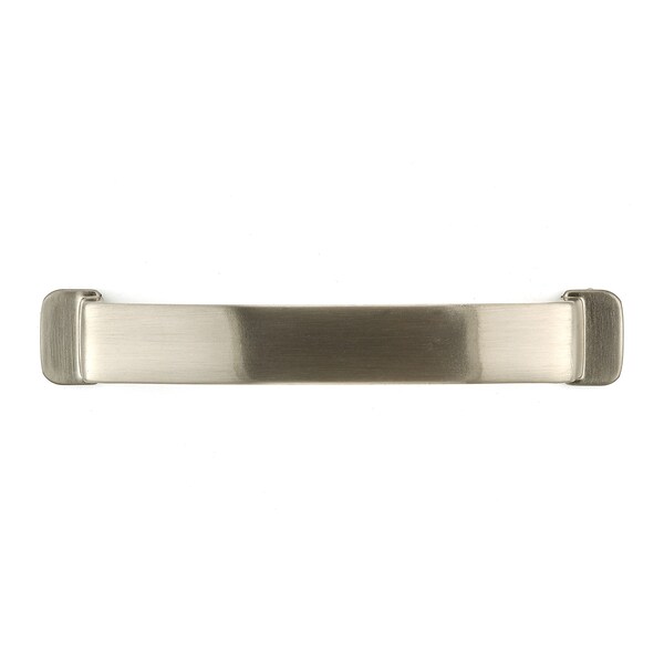Richelieu 5 1/16 in (128 mm) Center-to-Center Brushed Nickel Traditional Drawer Pull - BP7009128195