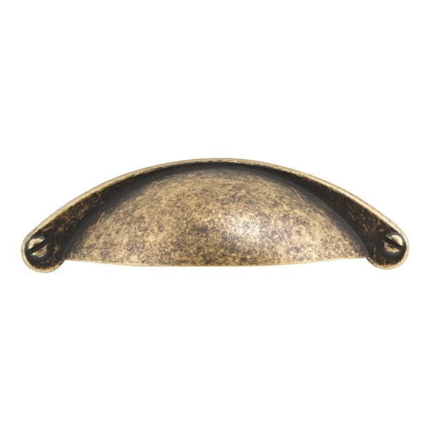 Richelieu 2 1/2 in (64 mm) Center-to-Center Burnished Brass Traditional Cabinet Pull - BP30342BB