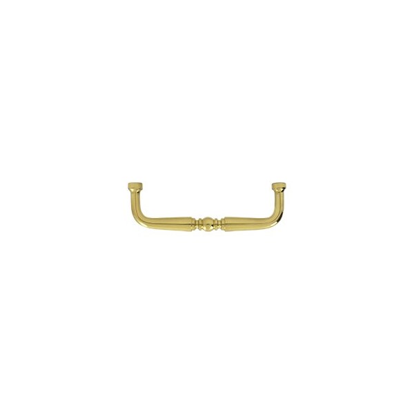Deltana PCT350U33 Traditional Wire Pull Polished Brass, 10PK - PCT350U3-XCP10