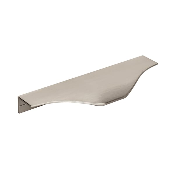 Amerock Aloft 4-9/16 in 116 mm Center-to-Center Satin Nickel Cabinet Edge Pull - BP36744G10