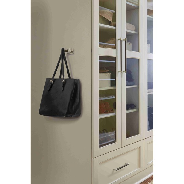 Amerock Esquire 8 in 203 mm Center-to-Center Satin Nickel/Oil-Rubbed Bronze Cabinet Pull - BP36562G10ORB