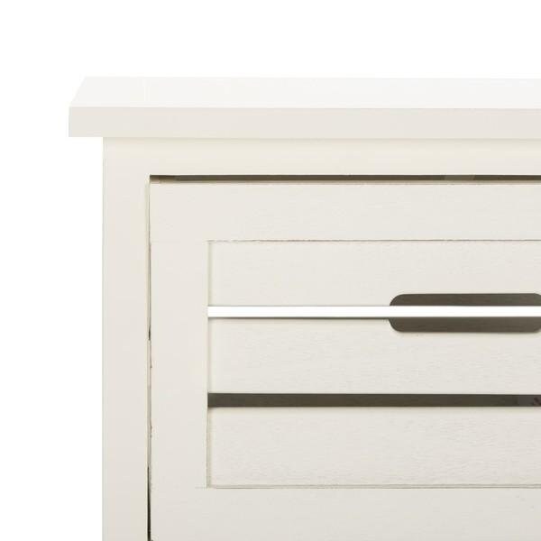 Safavieh Sarina Cabinet - Distressed Cream - AMH5714A