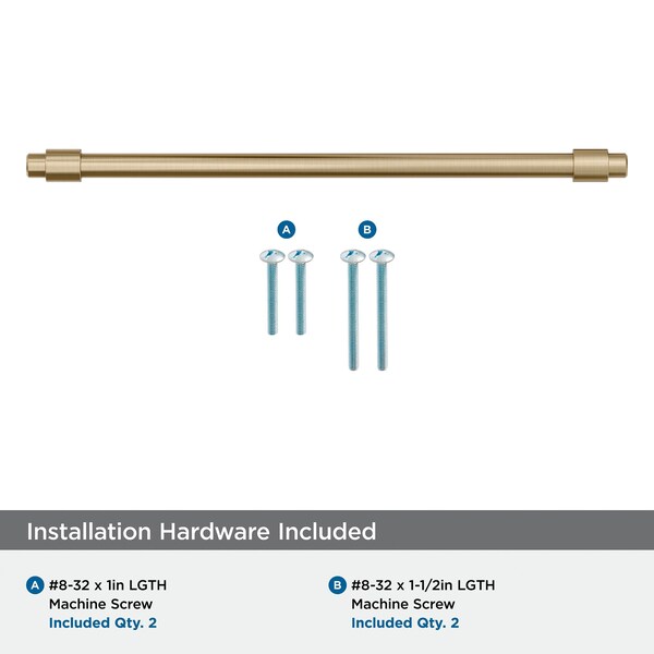 Amerock Destine 10-1/16 inch 256mm Center-to-Center Golden Champagne Cabinet Pull - BP36902BBZ