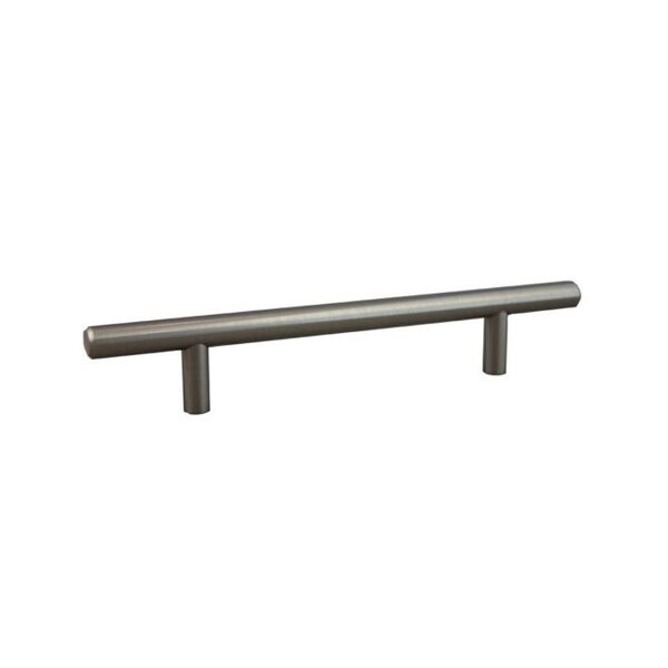 Crown 8" Bar Cabinet Pull with 5" Center to Center Hollow Stainless Steel Finish - CHP108HSS
