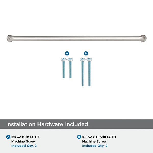 Amerock Factor 12-5/8 inch 320mm Center-to-Center Satin Nickel Cabinet Pull - BP36966G10