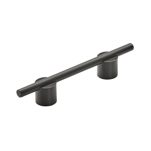 Amerock Transcendent 3-3/4 in 96 mm Center-to-Center Matte Black Cabinet Pull - BP741496MBMB