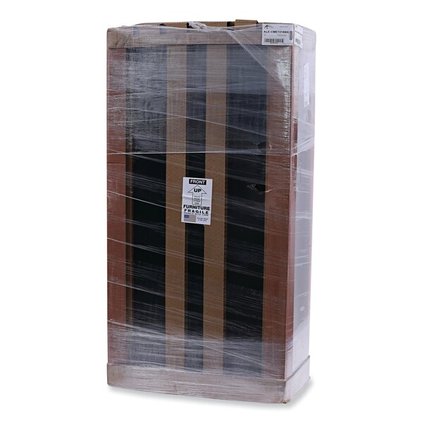 Alera Economy Assembled Storage Cabinet, 36w x 18d x 72h, Black - CME7218BK